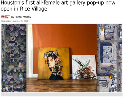 Houston's first all-female art gallery pop-up now open in Rice Village