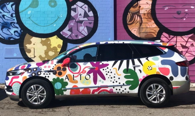 Luxe Rideshare Company Alto Debuts Its First Art Car in Houston